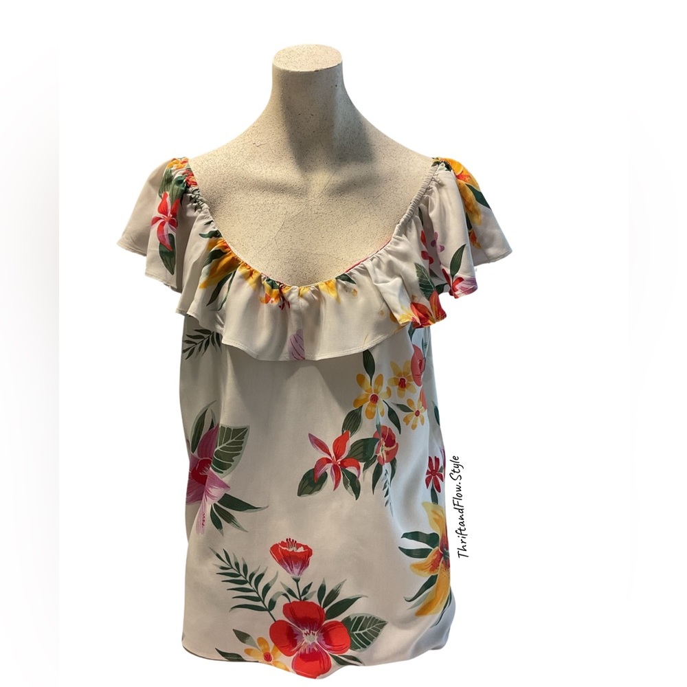 OLD NAVY | OFF SHOULDER | TROPICAL | SIZE M |